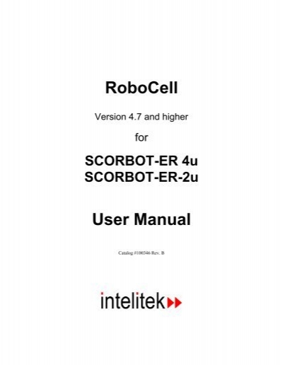 Robocell simulation software
